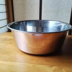 ステンレス洗い桶の画像