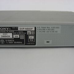 ＤＶＤプレーヤー　ＳＯＮＹ　ほぼ未使用の画像
