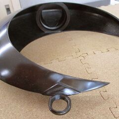 唐銅 吊り花入 月形 花器 三日月 花生 釣り花器 札幌市北区