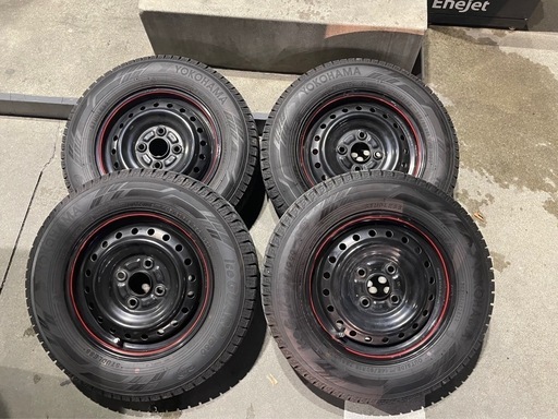 ほぼ新品145/80R13スタッドレスタイヤ4本セット 軽自動車に！