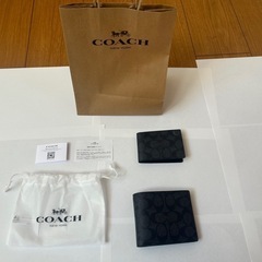 コーチ 財布 メンズ COACH 折り財布 シグネチャー 3in...