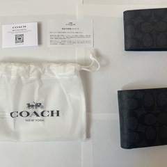 コーチ 財布 メンズ COACH 折り財布 シグネチャー 3in1 ウォレット CW380 CQ/BK チャコール
の画像