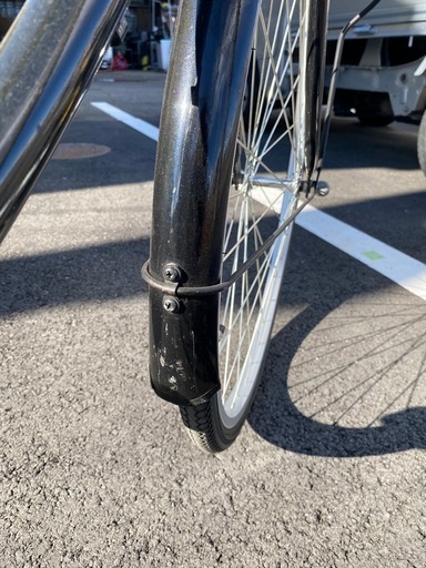 【7A08⑤】ｱｻﾋｻｲｸﾙ自転車(黒)27ｲﾝﾁ
