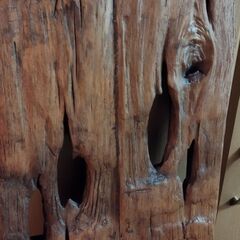 流木で作った鏡 / Mirror made of drift wood - 120cmx30cmの画像