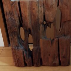 流木で作った鏡 / Mirror made of drift wood - 120cmx30cmの画像