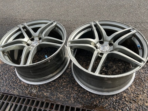 絶版　希少　モデル5 2本　18インチ9jオフセット45