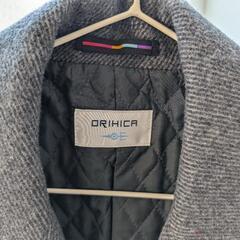 【✨️超美品✨️】ORIHICA ダブルブレスト チェスターコート （グレー）の画像