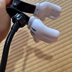 ミッキー自撮り 机などに挟んでオンライン通信できます スマホなど