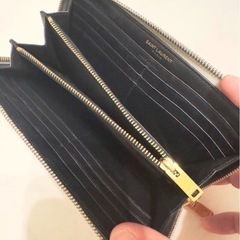 (美品)サンローランメタリックグリッター長財布の画像