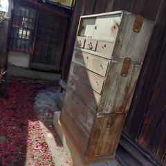 昭和レトロ　タンス　棚　アンティークの画像