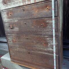 昭和レトロ　タンス　棚　アンティークの画像