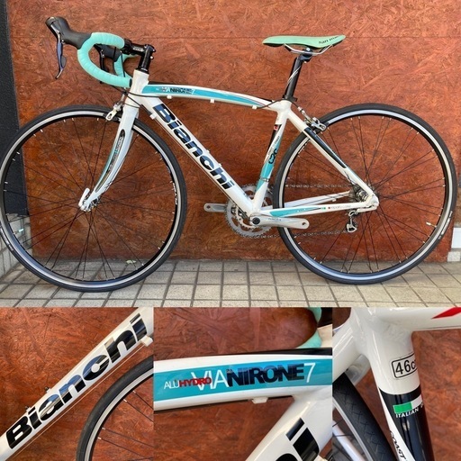 BIANCHI VIANIRONE7 TIAGRA 2009 カーボンフォーク ロードバイク