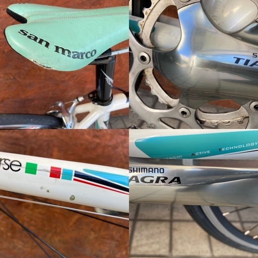 BIANCHI VIANIRONE7 TIAGRA 2009 カーボンフォーク ロードバイク