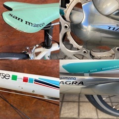 BIANCHI VIANIRONE7 TIAGRA 2009 カーボンフォーク ロードバイク