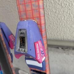 子供用スキーセット　ブーツ　ストックの画像