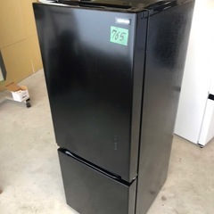 NO 765  🌈福岡市内配送設置無料✨🌈　冷蔵庫 中古 REFAGE YRZ-F15LK 2023年製 2ドア 156L ブラック ファン式 右開き 一人暮らしの画像