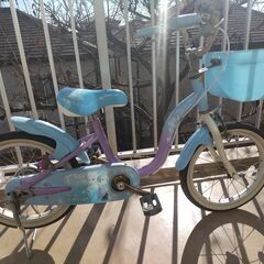 16インチ　自転車　アナと雪の女王