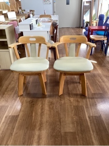ダイニングチェア（2脚セット)【町田市再生家具】242721