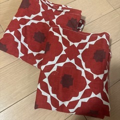 のれん2枚の画像
