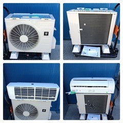 [八3296] シャープ 2021年製　セパレート形　ルームエアコン AY-L22TD 室外機 AU-L22TDY 冷媒R32 　の画像