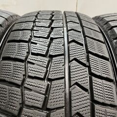 DUNLOP WINTER MAXX WM02 205/55R16 16インチ スタッドレス 4本 21年製 バリ溝 リーフ アクセラスポーツ レクサスIS等　(MTR304)クレジットカード QRコード決済可能の画像