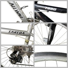 TAKEDA ALL WAVE 700C クロスバイク 武田産業 自転車 サイクリング スポーツサイクリングの画像