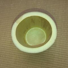 アンティーク　レトロ　竹製　花器　華道　和風の画像