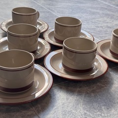 昭和 レトロ コーヒーカップ 6個セットの画像