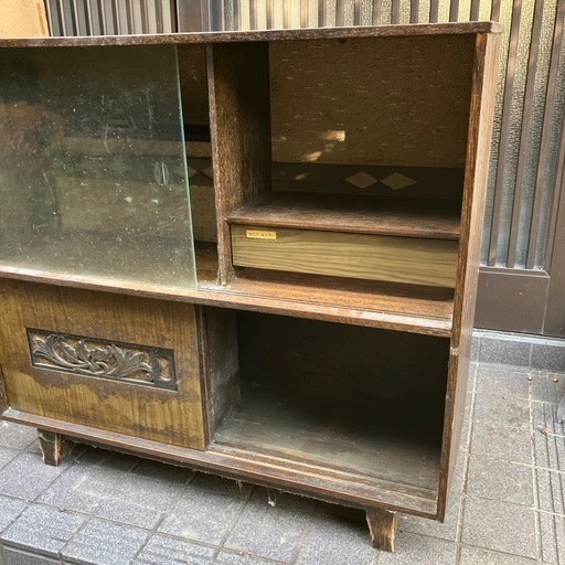 昭和レトロ ミニ食器棚