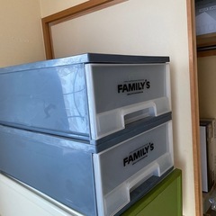 200クリアケース　衣装ケース　2個セット