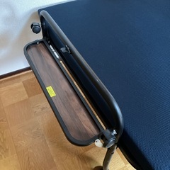 高脚折りたたみベッドネイビー シングル相当　DCM-FBKH-Sの画像