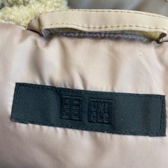 ユニクロ　ダウンコート　防寒の画像