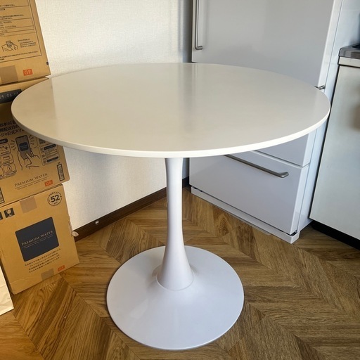 丸テーブル 白 80cm