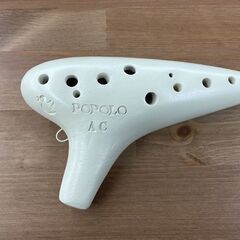 POPOLO オカリナ スタンダード S-AC アルトC アイボリー 木管楽器 セラミック 札幌市手稲区の画像