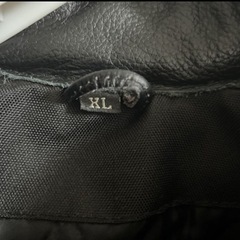 ブラックレザージャケット/本革ジャンパーの画像