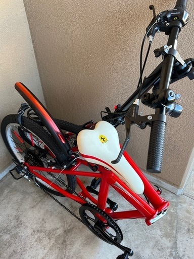 希少 フェラーリ Ferrari スクーデリア 折りたたみ自転車変速機付き