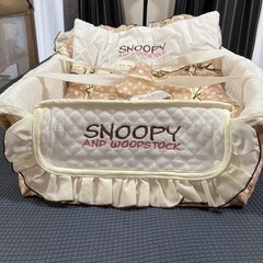 クーハン　SNOOPY ベビーベッドスヌーピーの画像
