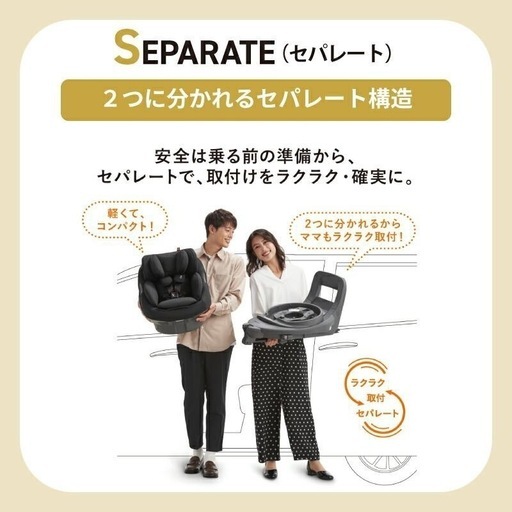 コンビ　チャイルドシートTheS ISOFIX 2021年購入