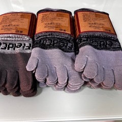 新品未使用品　5本指靴下　24.5〜27センチ　ミドル丈　6足