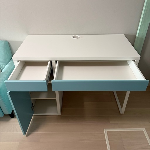 1/14(火)まで限定！】 IKEA MICKE ミッケ 引き出し付きデスク ホワイト