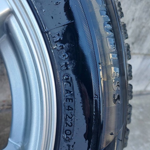 スタッドレス ブリザック VRX2  195/65/15 ホイール付  4本