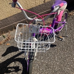 子供用自転車 16インチ アルバニー　補助輪 説明書 ライト プロテクター ヘルメット 付の画像