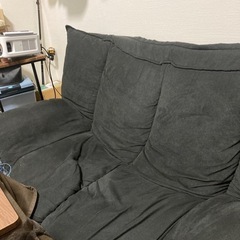 【使用1年良品】2人掛けローソファーの画像