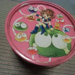 懐かしい コンパイル ぷよぷよ通 お菓子缶（※缶のみ）お譲りしま...