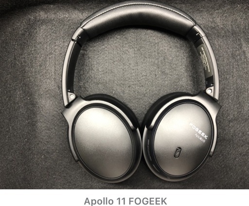 折りたたみ式デザインとレザー調イヤーパッドを備えたApollo 11 FOGEEKワイヤレスヘッドホン