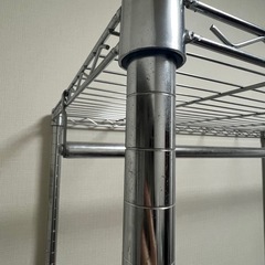 【このままの状態で引き渡し】スチールラックの画像