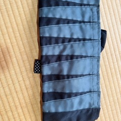 ブラック基調のリボン付きバッグ  婚礼や卒業式 入園 入学式に 中古の画像