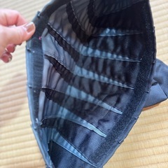 ブラック基調のリボン付きバッグ  婚礼や卒業式 入園 入学式に 中古の画像