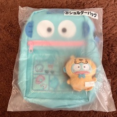 ハンギョドン/ショルダーバッグ/おまけハンギョドンぬいぐるみキーホルダー付きの画像