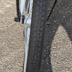 自転車　シティサイクル　ママチャリ　26インチ　白の画像